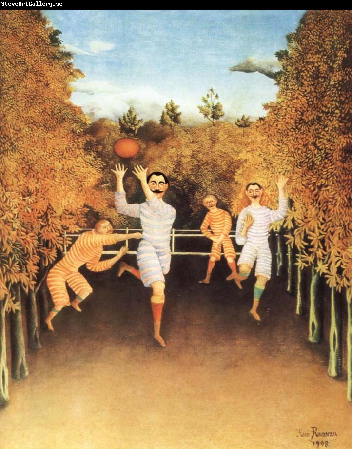 Henri Rousseau Fotbollsspelarna